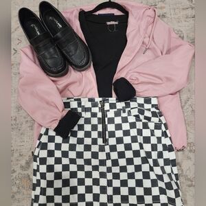Checkered Skirt